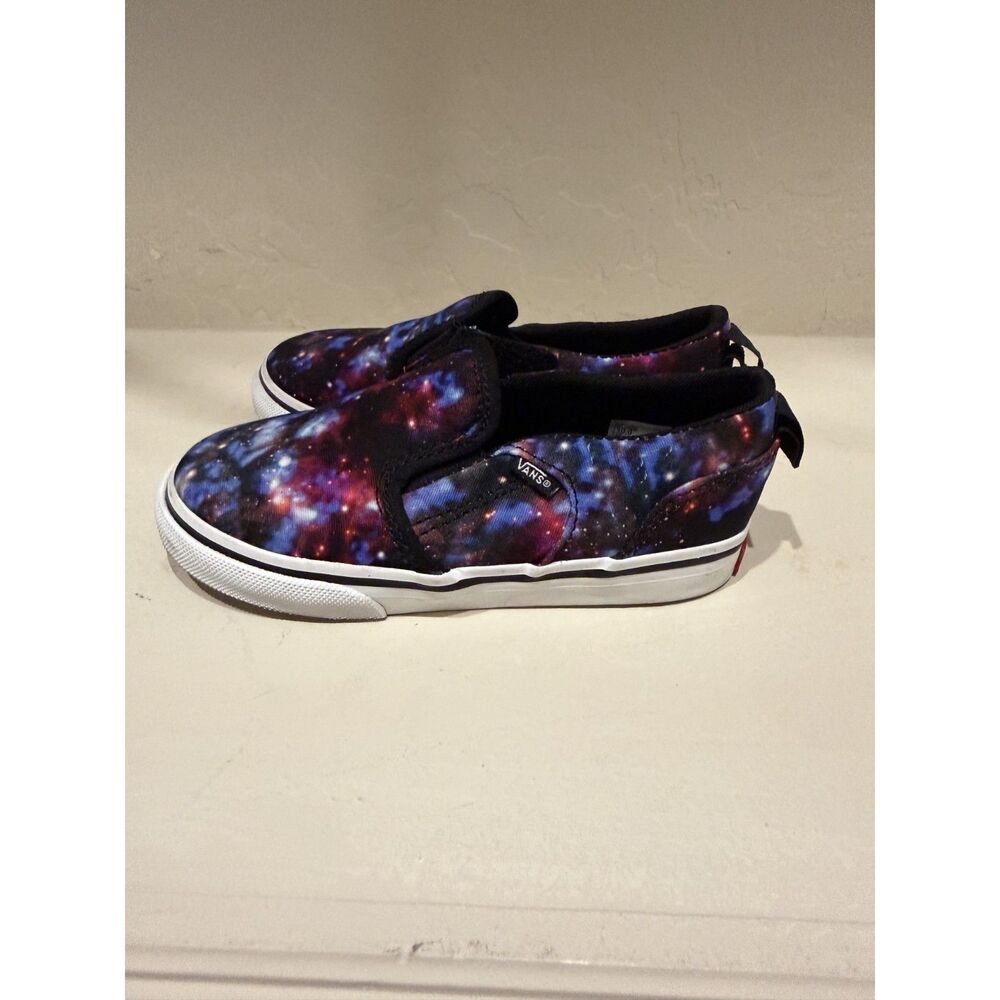Van's Toddler Galaxy Sneakers - worn once - Size 10